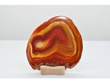 ACHÁT PLAT S DREVENÝM STOJANOM NA ČAJOVÉ SVIEČKY