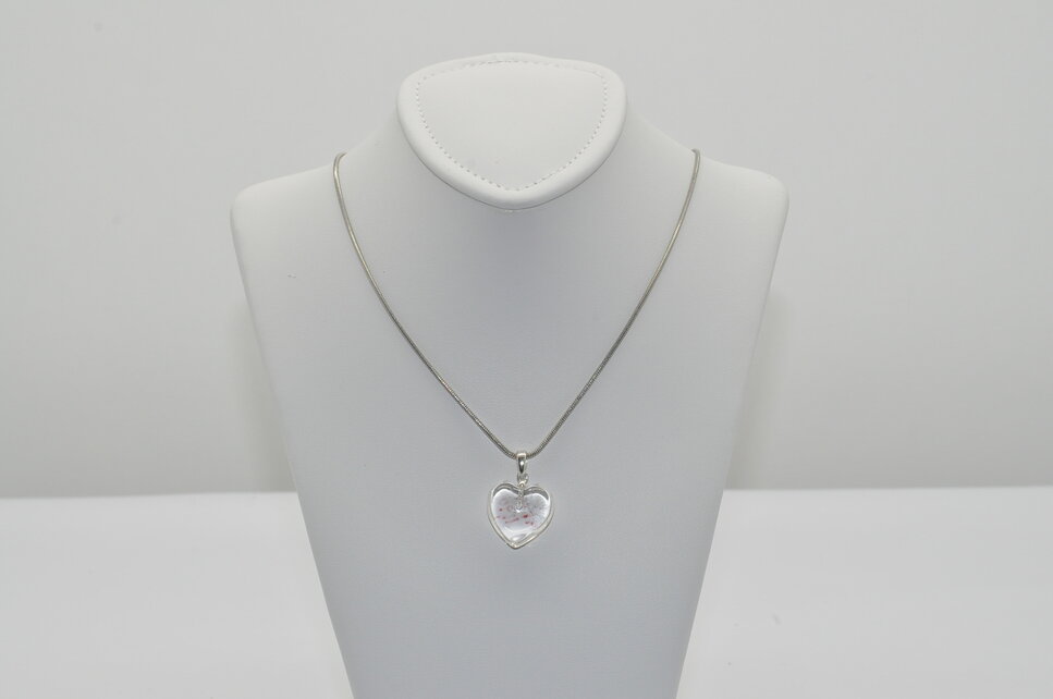 KRIŠTÁĽOVÉ SRDCE Silver 925