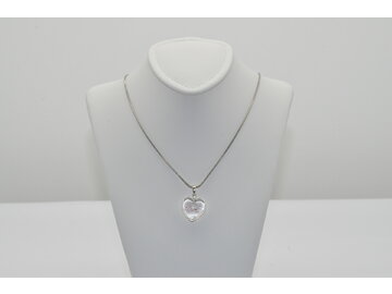 KRIŠTÁĽOVÉ SRDCE Silver 925