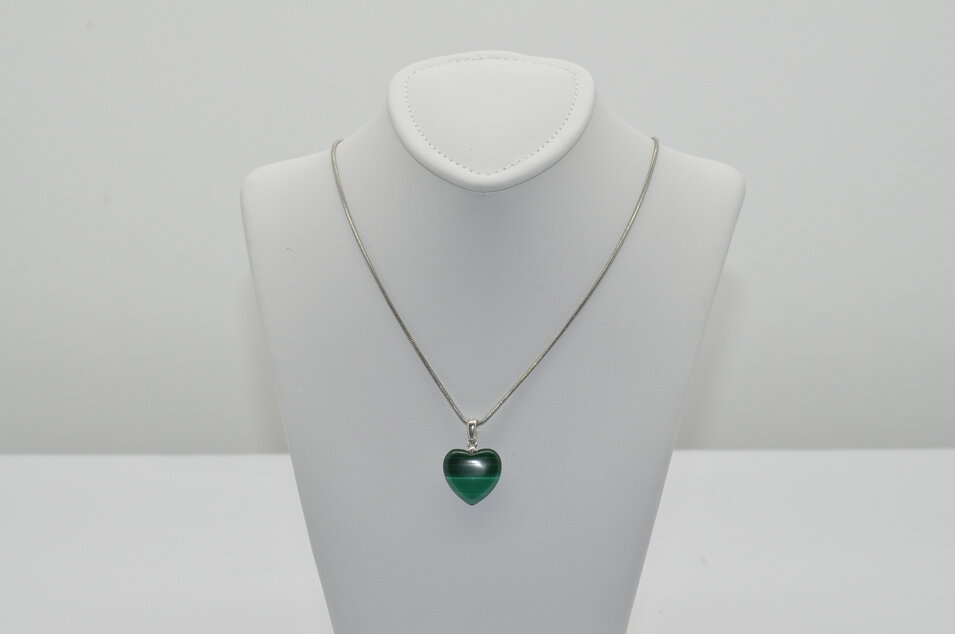 MALACHITOVÉ SRDCE Silver 925