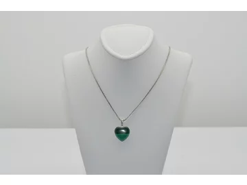 MALACHITOVÉ SRDCE Silver 925