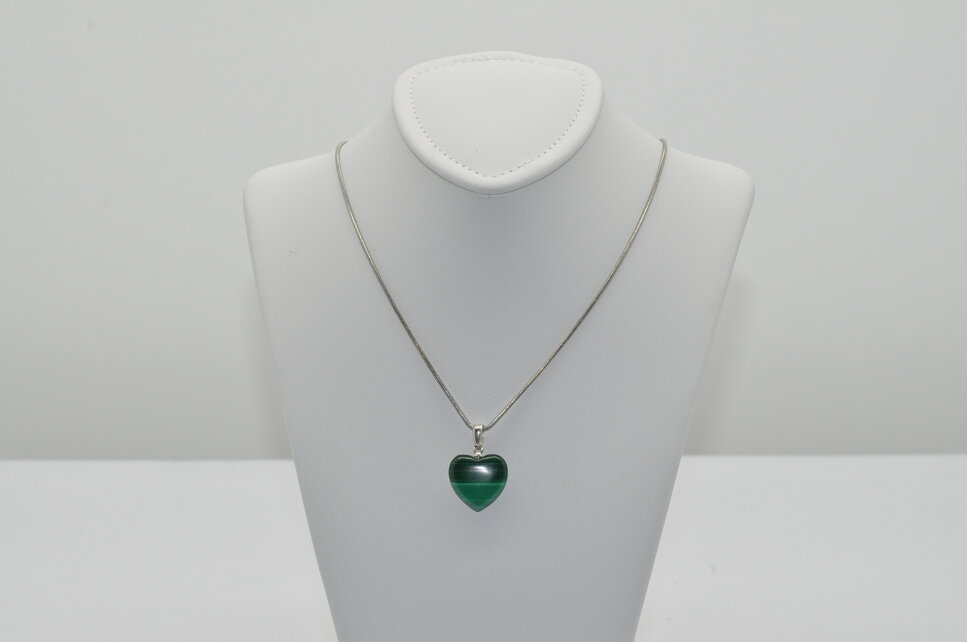 MALACHITOVÉ SRDCE Silver 925