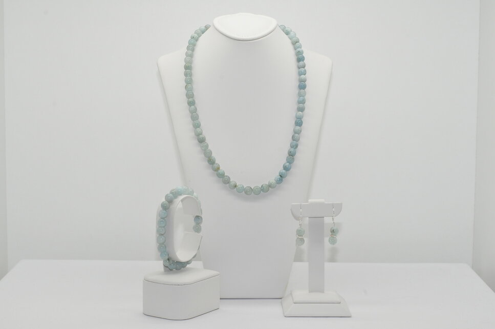 NÁHRDELNÍK A NÁRAMOK AKVAMARÍN A - Ag.925