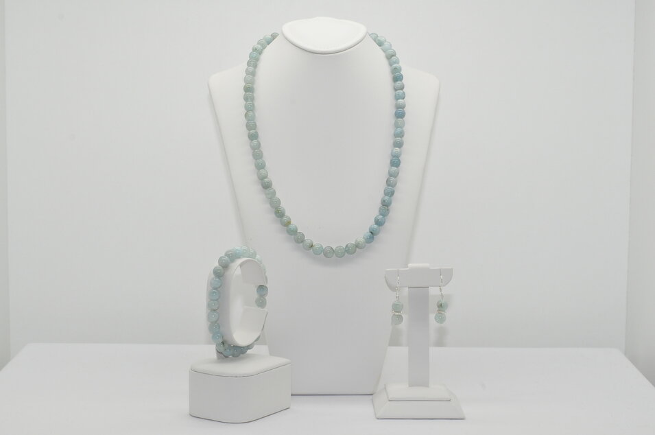 NÁHRDELNÍK A NÁRAMOK AKVAMARÍN A - Ag.925