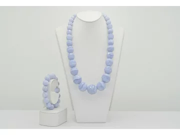 NÁHRDELNÍK A NÁRAMOK CHALCEDON Ag.925