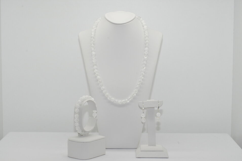 NÁHRDELNÍK A NÁRAMOK HORSKÝ KRIŠTÁĽ - IRIS