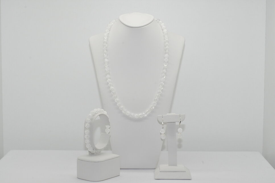 NÁHRDELNÍK A NÁRAMOK HORSKÝ KRIŠTÁĽ - IRIS