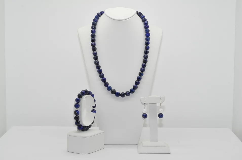 NÁHRDELNÍK A NÁRAMOK LAPIS LAZULI AAA - Ag.925