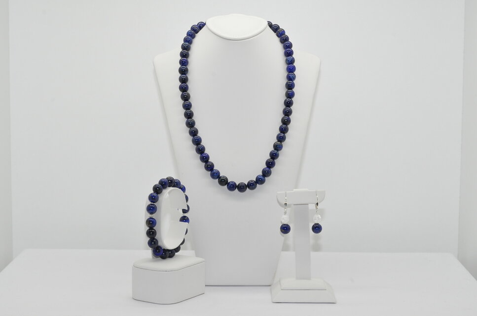 NÁHRDELNÍK A NÁRAMOK LAPIS LAZULI AAA - Ag.925