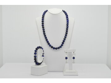 NÁHRDELNÍK A NÁRAMOK LAPIS LAZULI AAA - Ag.925
