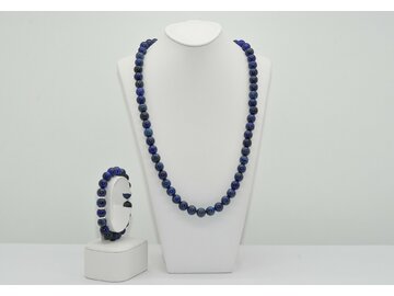 NÁHRDELNÍK A NÁRAMOK LAPIS LAZULI Ag.925