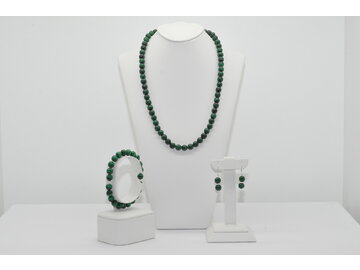 NÁHRDELNÍK A NÁRAMOK MALACHIT AA - Ag.925