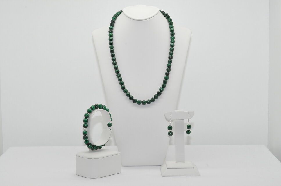 NÁHRDELNÍK A NÁRAMOK MALACHIT AA - Ag.925