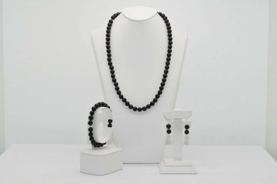 NÁHRDELNÍK A NÁRAMOK TURMALÍN - SKORYL Ag.925