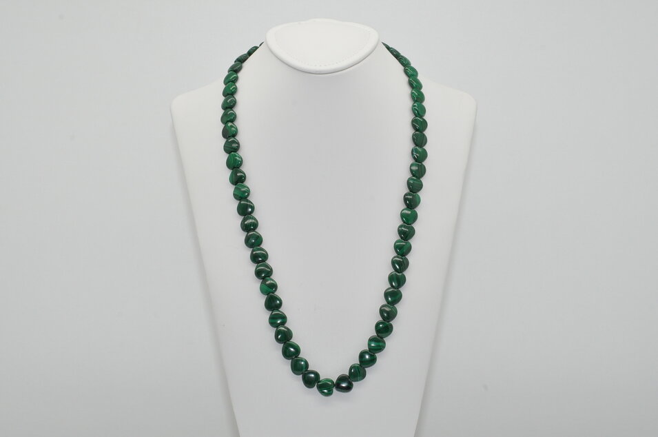 NÁHRDELNÍK MALACHITOVÉ SRDCE Ag.925