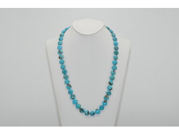 NÁHRDELNÍK TYRKYSOVÝ DIAMANT AAA - Ag.925