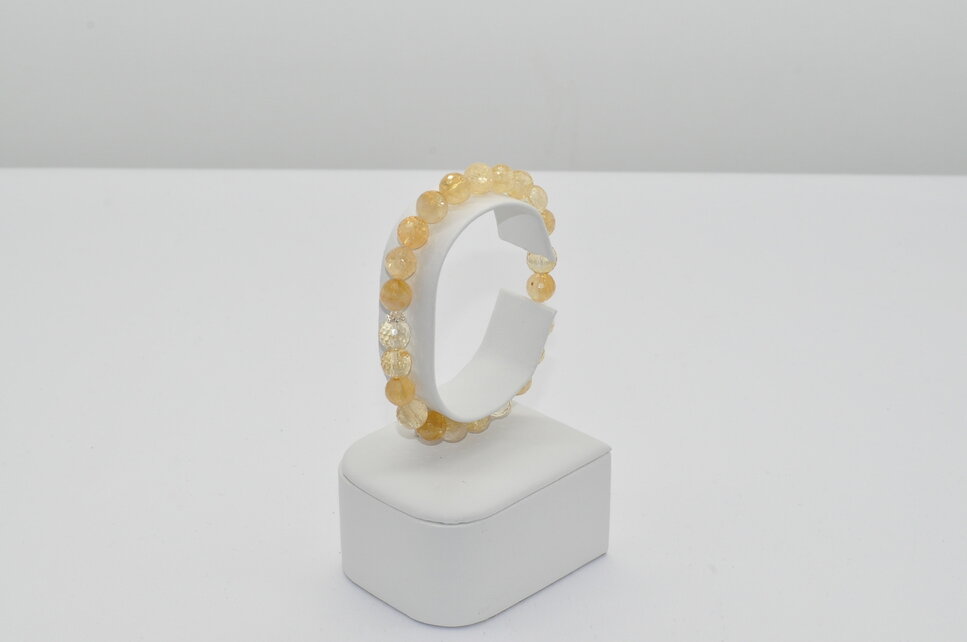 NÁRAMOK CITRÍN AA Ag.925 FAZETOVANÝ