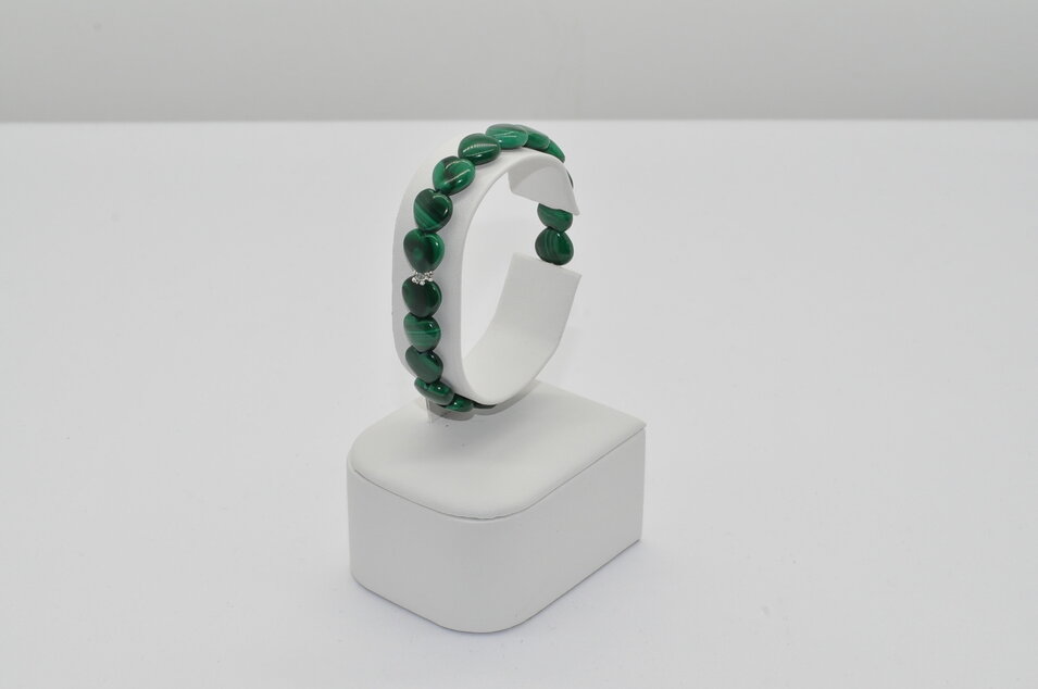 NÁRAMOK MALACHITOVÉ SRDCE Ag.925