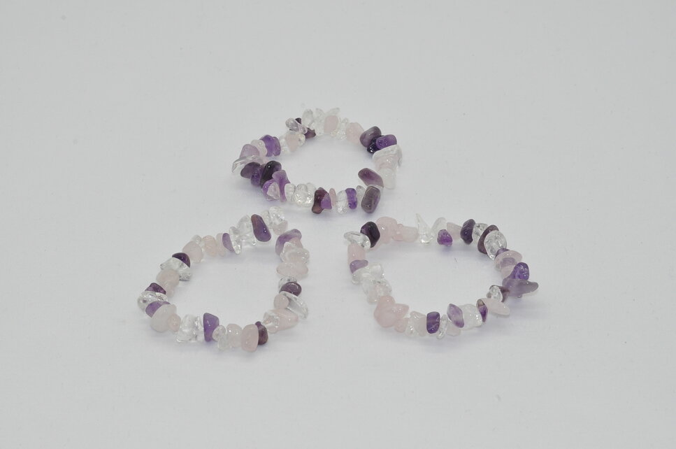 NÁRAMOK PRE DETI - KRIŠTÁĽ AMETYST RUŽENIN CHIPS